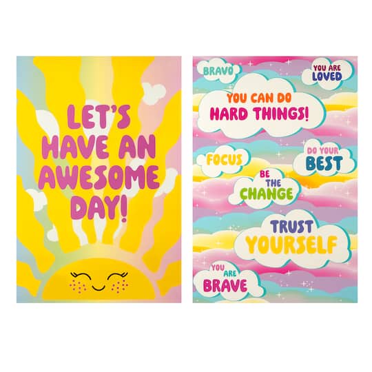 Class Rules! 12" x 18" Clouds Poster Set by B2C™